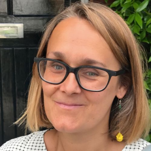 A photograph of Dr Rebecca Moore